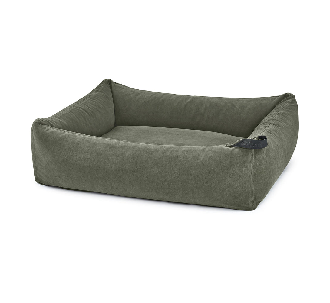 Sage Green Modern Dog Box Bed Miacara MiaCara - Easy to clean with water thanks to the EasyClean technology
