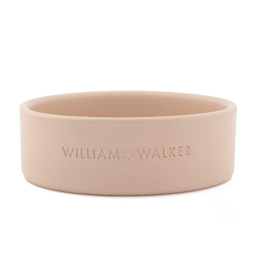 William Walker Ceramic Dog Bowl Rose Pink