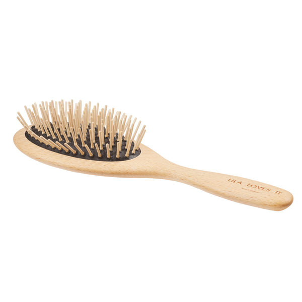 Gentle Dog Brush for long hair - with handle - LILA LOVES IT