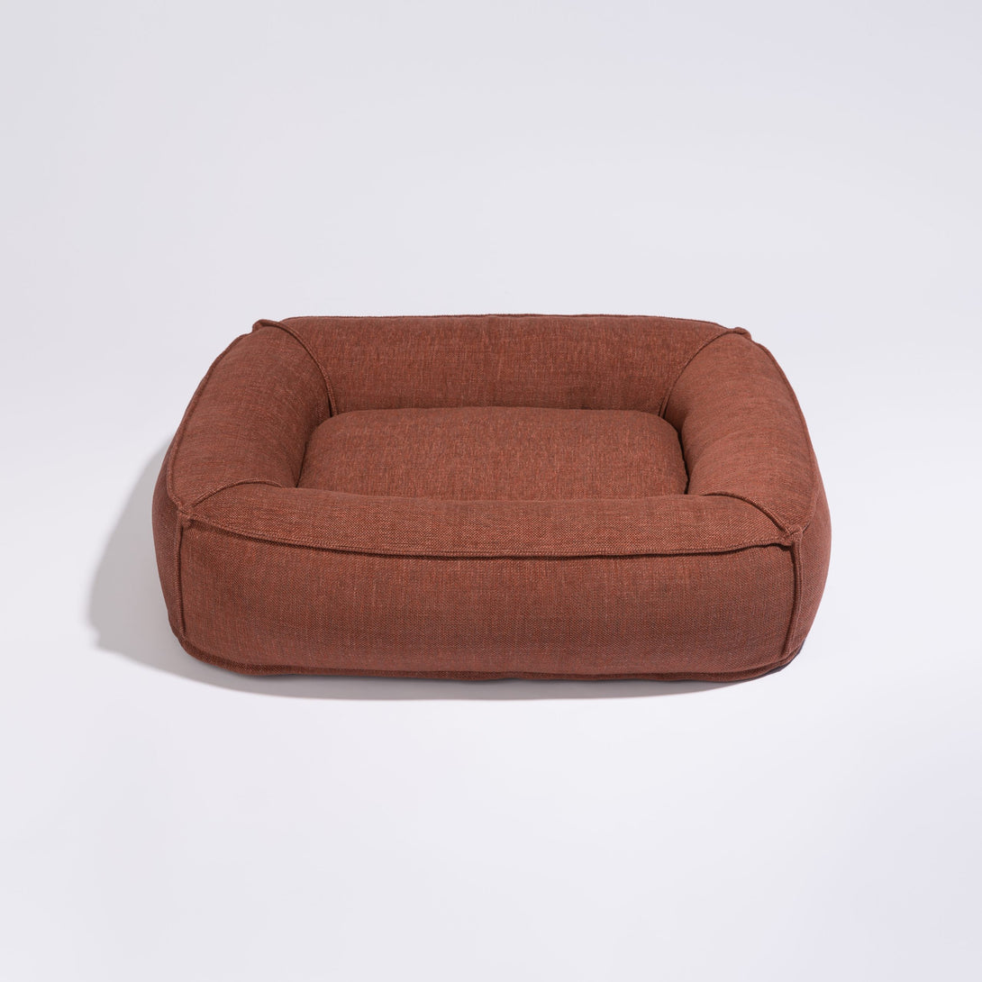 Brick Brown Eco-Friendly Modern Dog Bed Pillow Villa Frenchie