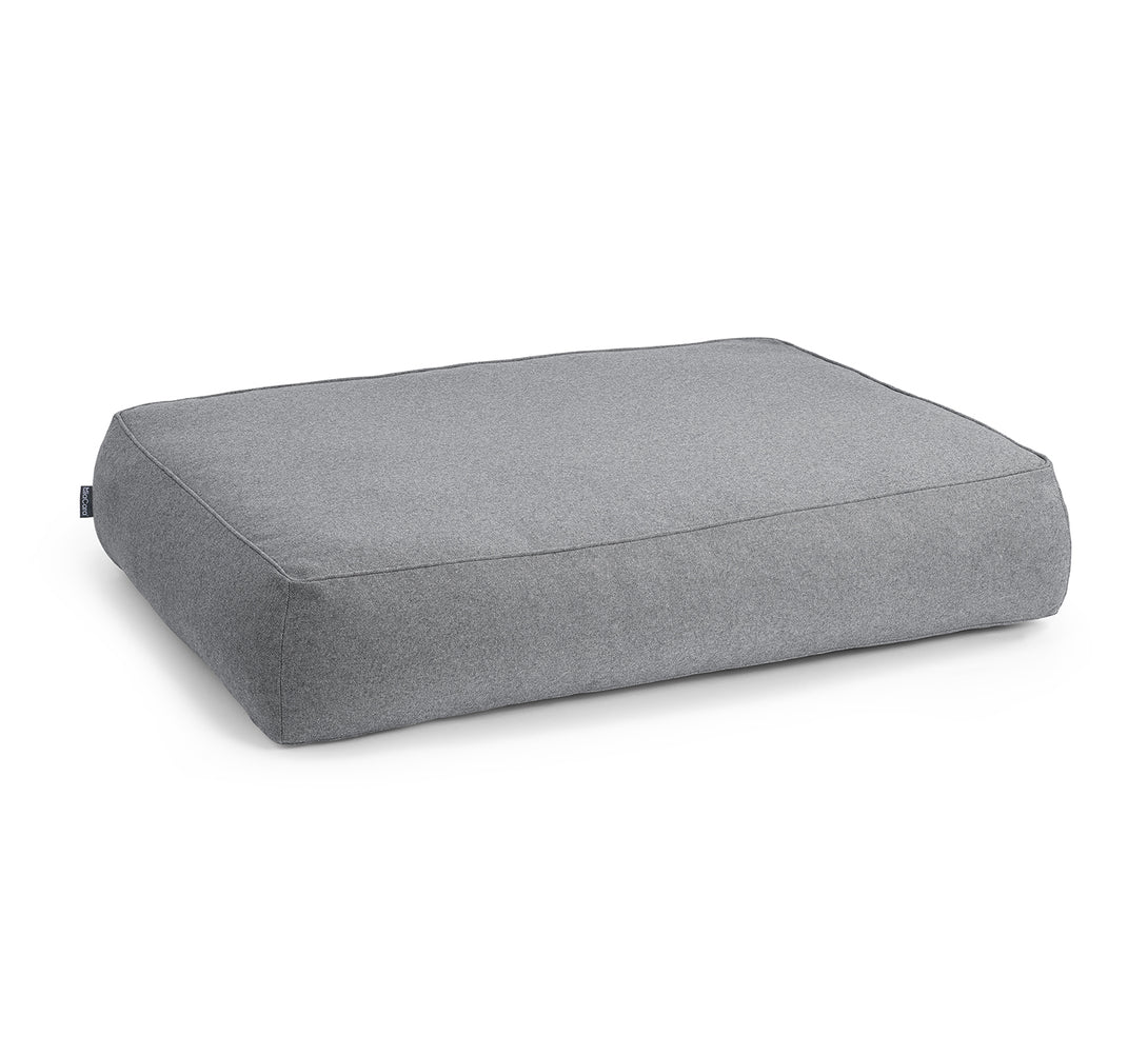 Mottled Slate Grey Dog Lounge Cushion by MiaCara