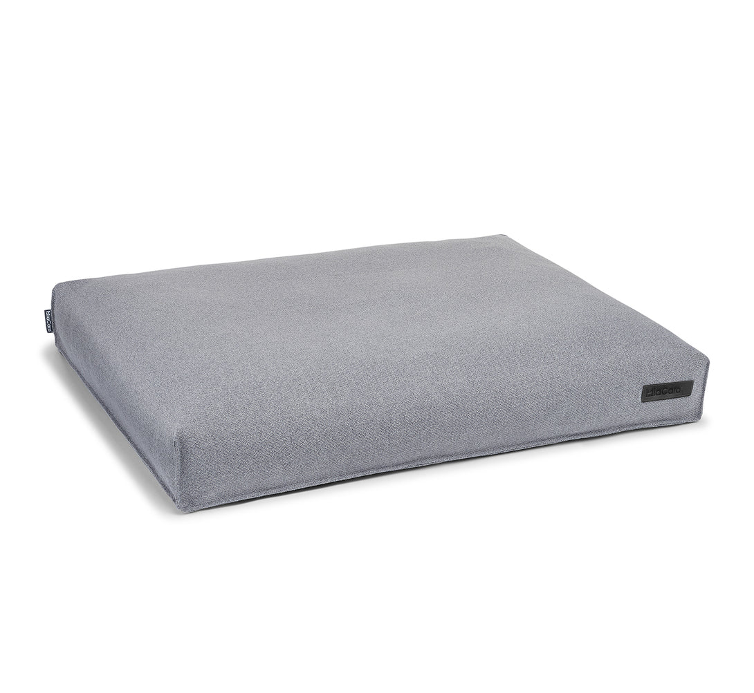MiaCara Luce Designer Dog Cushion Grey Plush Snuggly Removable cover