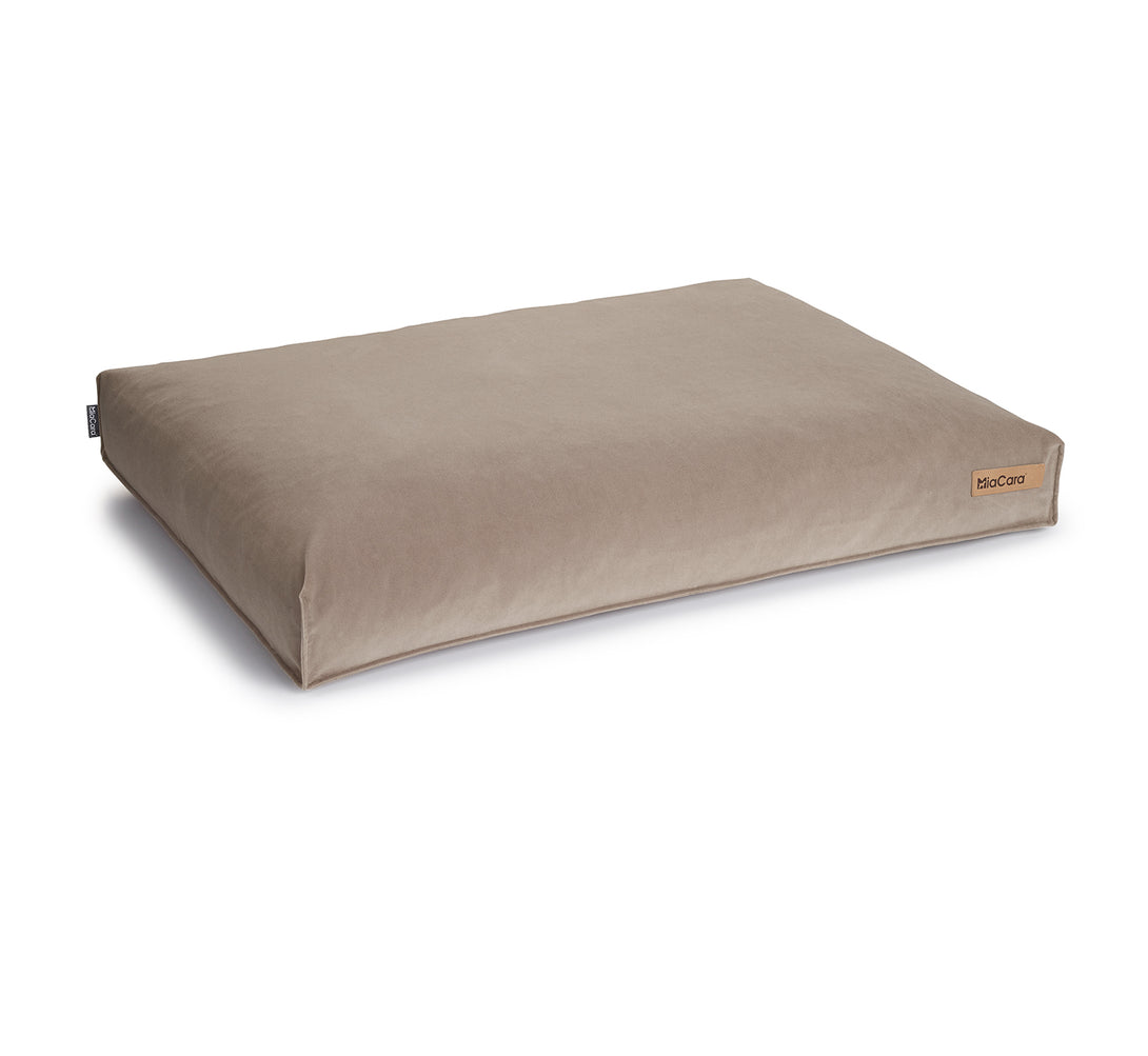 Neutral Beige Greige Modern Dog Cushion Miacara MiaCara - Easy to clean with water thanks to the EasyClean technology