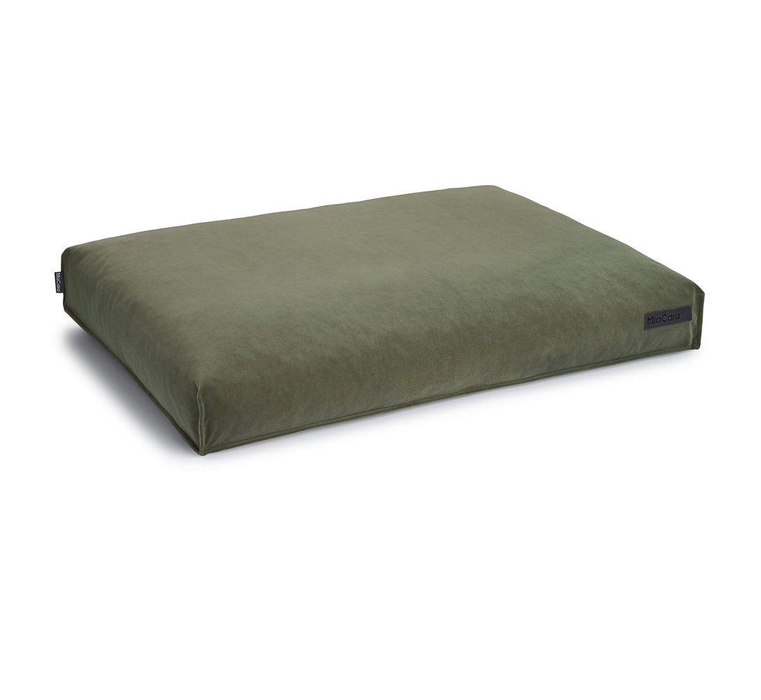 Sage Green Modern Dog Cushion MiaCara - Easy to clean with water thanks to the EasyClean technology