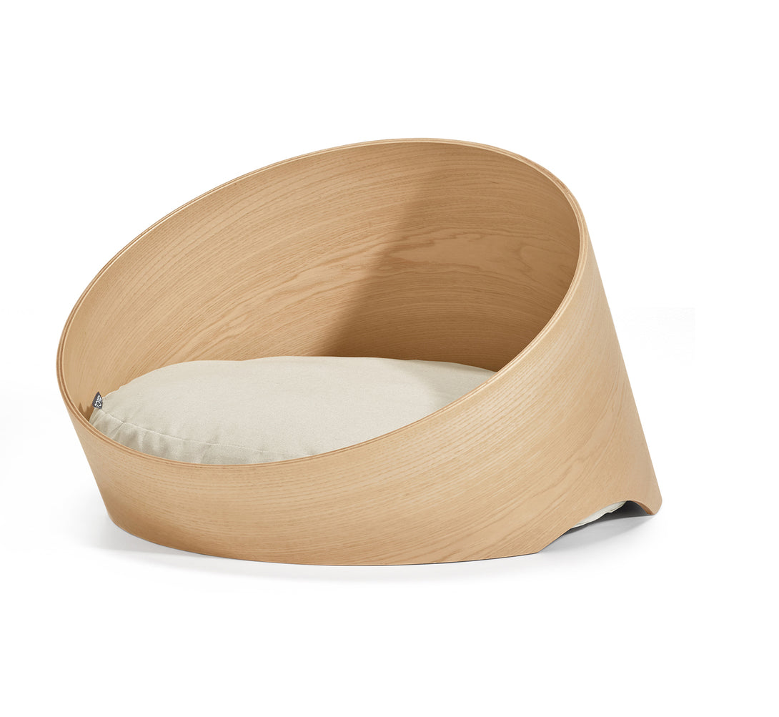 Modern designer wooden dog bed MiaCara Covo