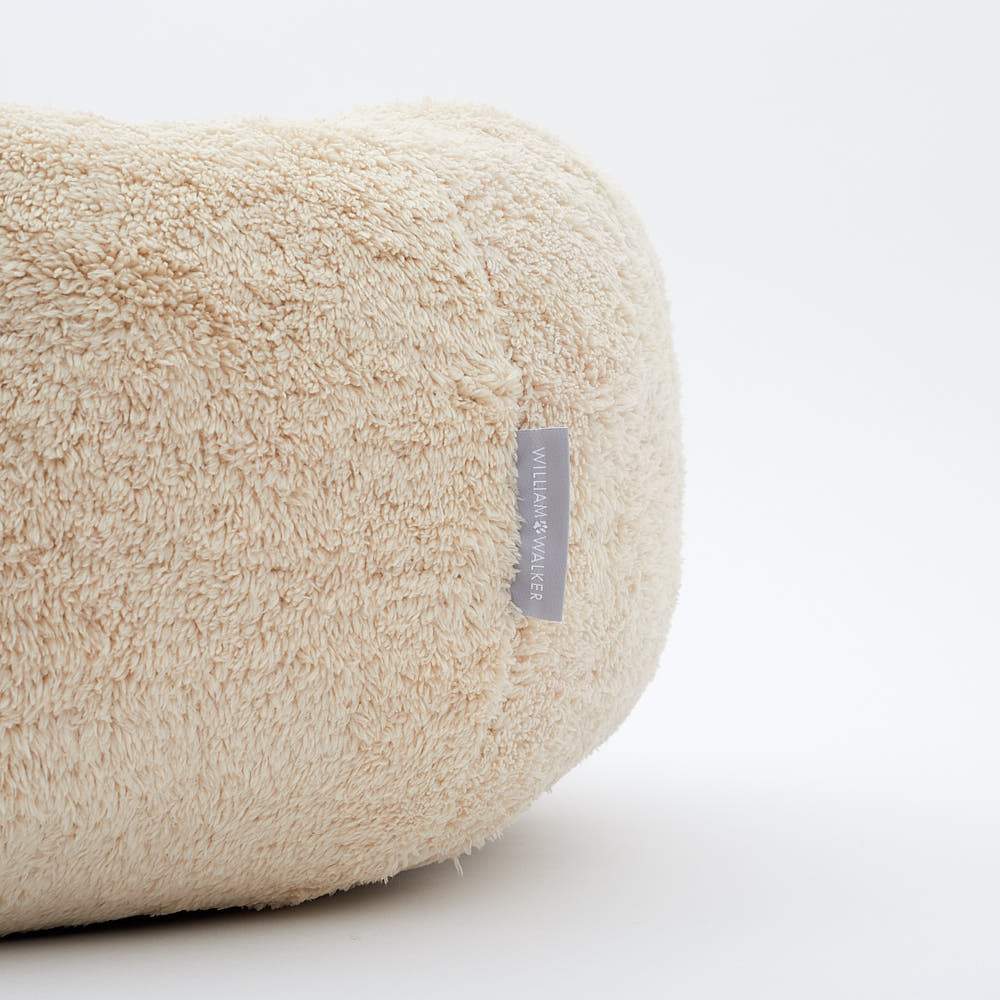 Plush Dog Bed for small dogs by William Walker - Beige